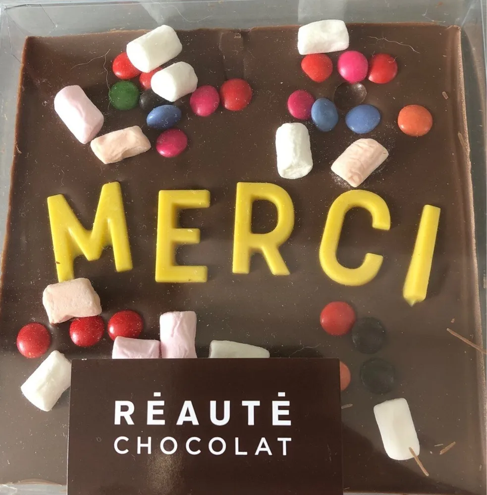 Message a croquer "MERCI"