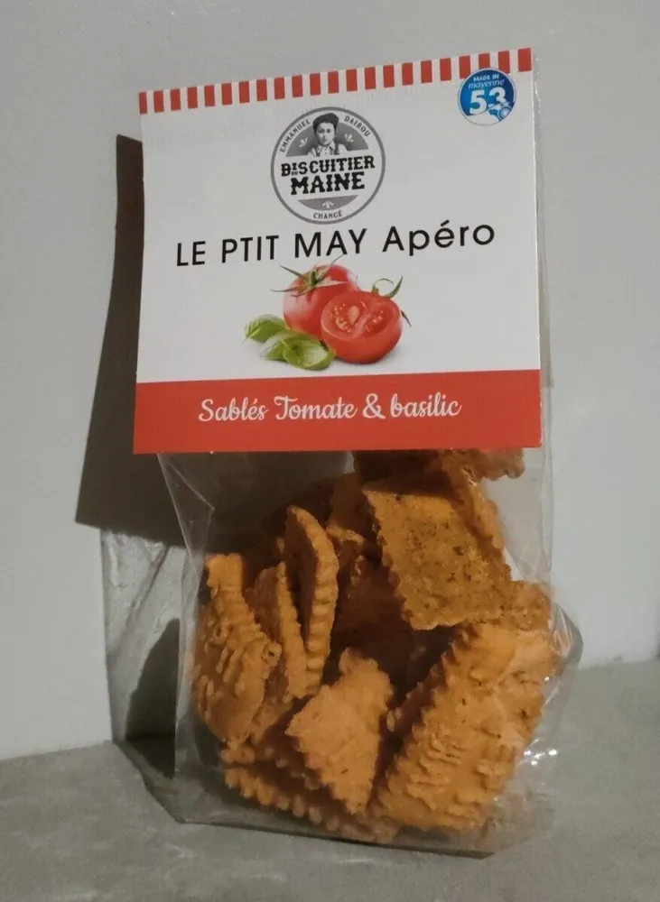 Sablés tomates & basilic