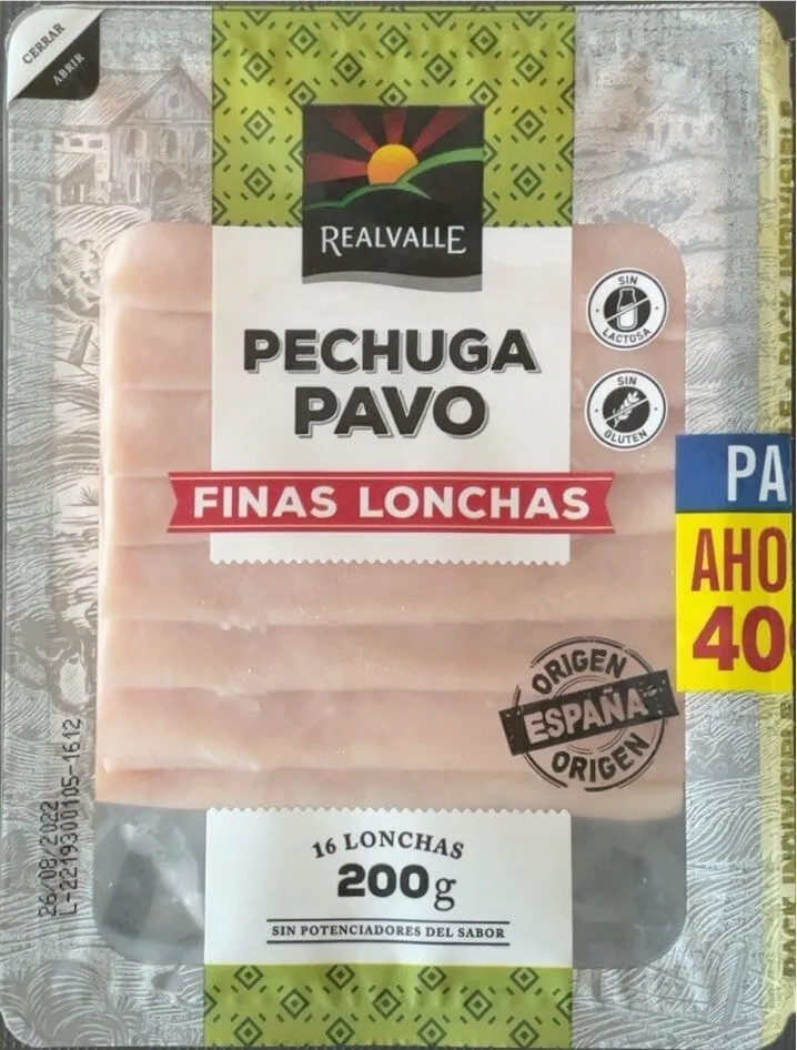 Pechuga Pavo - Finas Lonchas
