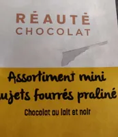 Assortiment mini sujets fourrés praline