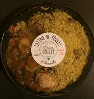 Tajine de poulet et semoule