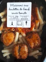 Macaronie aux boulettes de boeuf sauce tomate