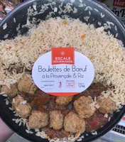 Boulettes de Bœuf à la Provençale & Riz