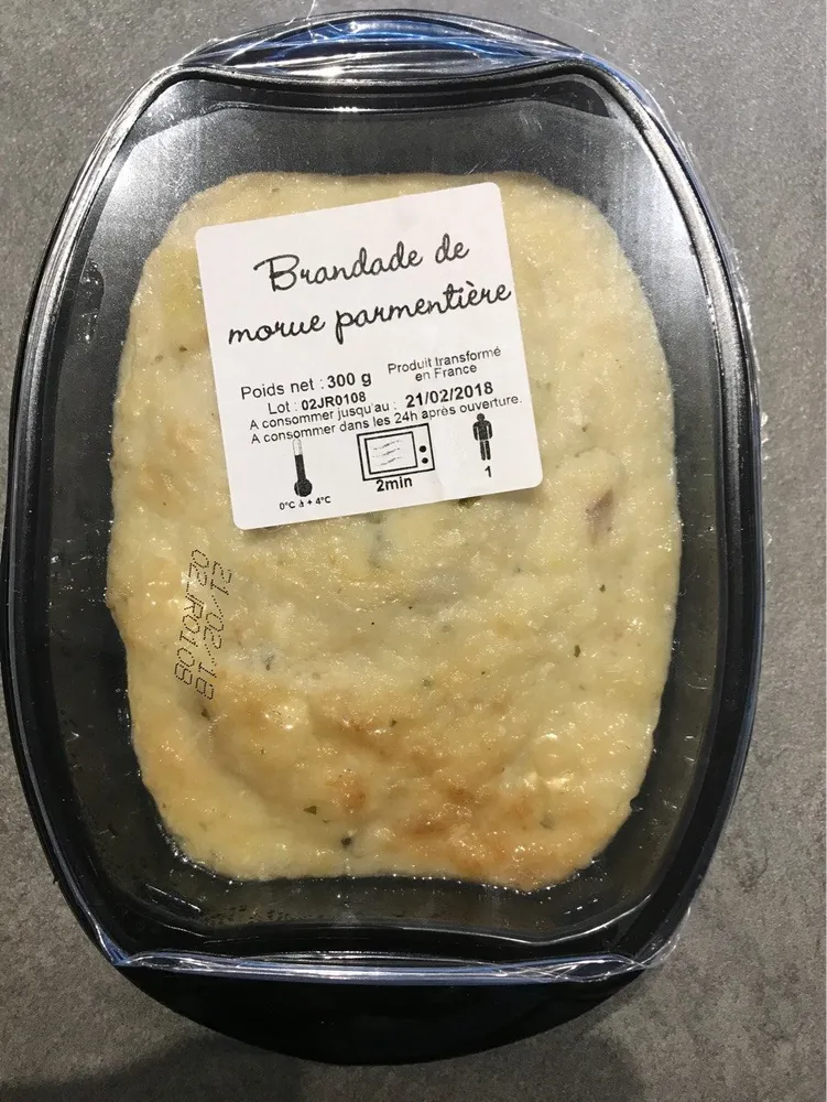 Brandade de morue parmentière