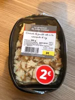 Emincés de poulet rôti à la normande et riz