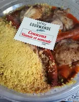 Couscous viande et semoule
