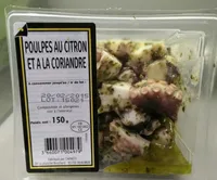 Poulpes au citron et à la coriandre