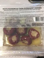 Petits poivrons au thon legerement marinés