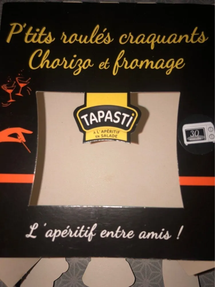 P'tits roulés craquants Chorizo et Fromage
