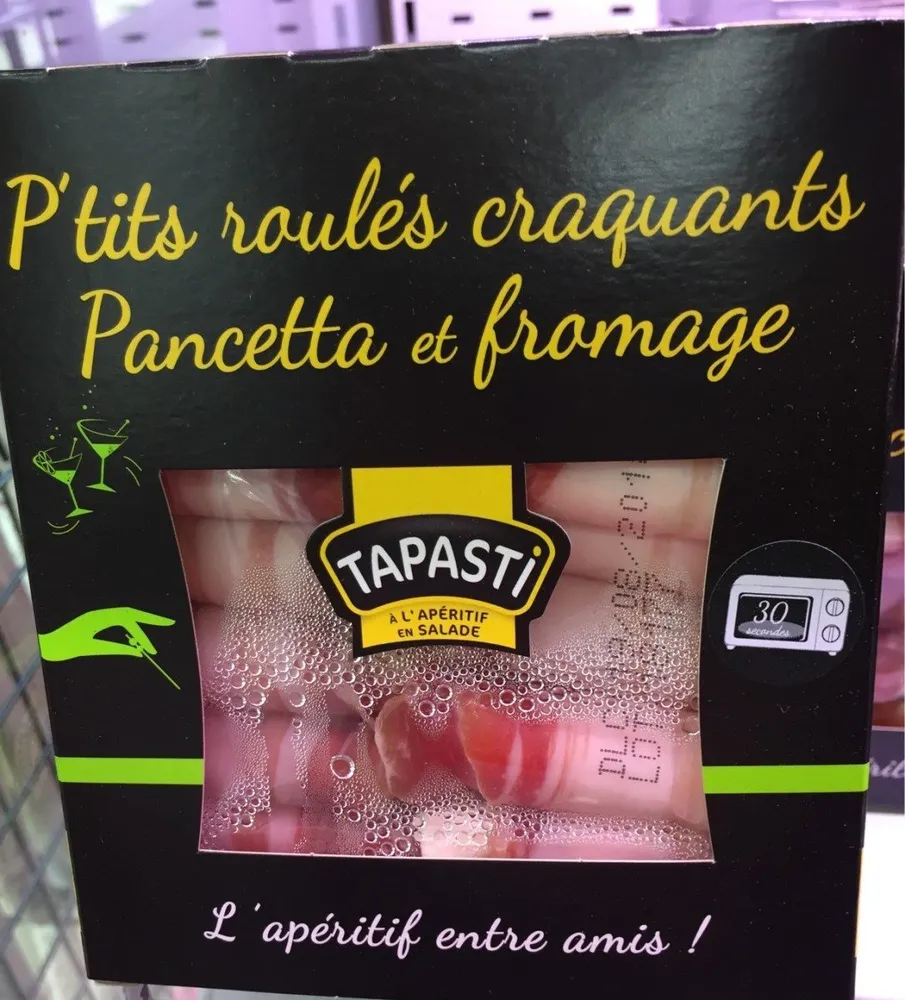 P'tits roulés cracants Pancetta et fromage