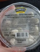 Salade d'olives vertes grecques à l'ail