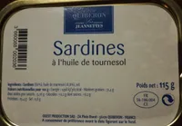 Sardines à l'huile de tournesol