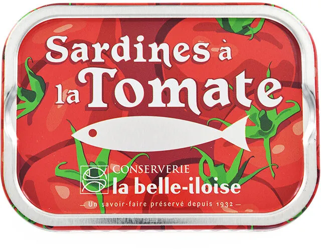 Sardines à l'huile de tournesol et à la tomate