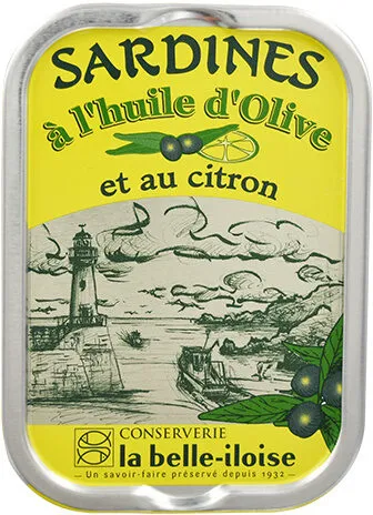 Sardines à l'huile d'olive et au citron