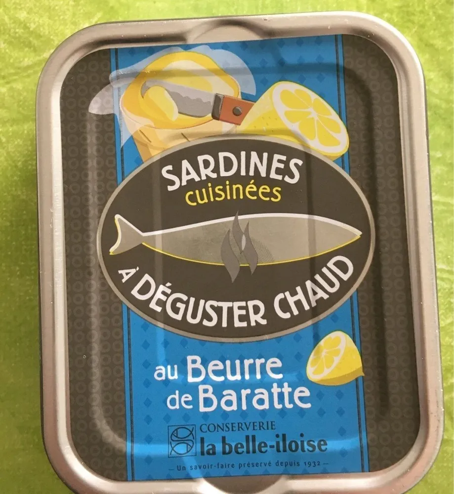 Sardines Chaudes au Beurre de Baratte