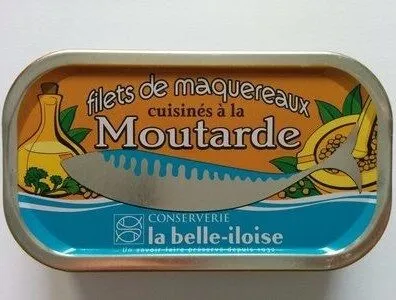 Filets de maquereaux cuisinés à la moutarde