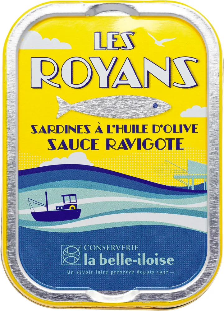 Sardines les Royans à la sauce ravigote