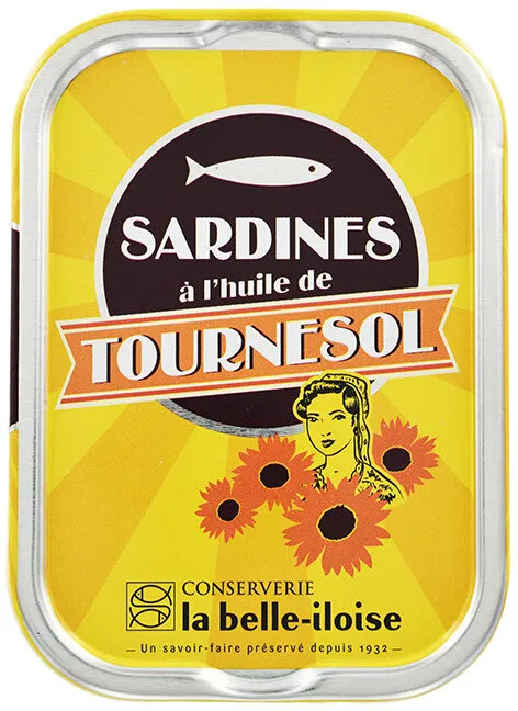 Sardines à l'huile de tournesol
