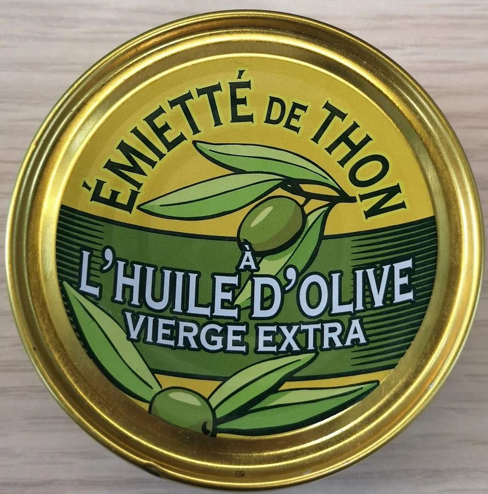 Emietté de thon à l’huile d’olive vierge extra