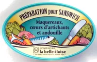 Préparation pour Sandwich Maquereaux, Coeurs d'artichaux et Andouille
