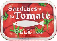 Sardines à l'huile de tournesol et à la tomate