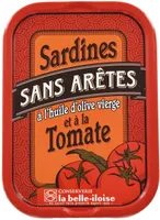 Sardines sans arêtes à l'huile d'olive et à la tomate