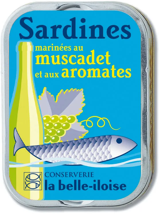 Sardines marinées au muscadet et aux aromates