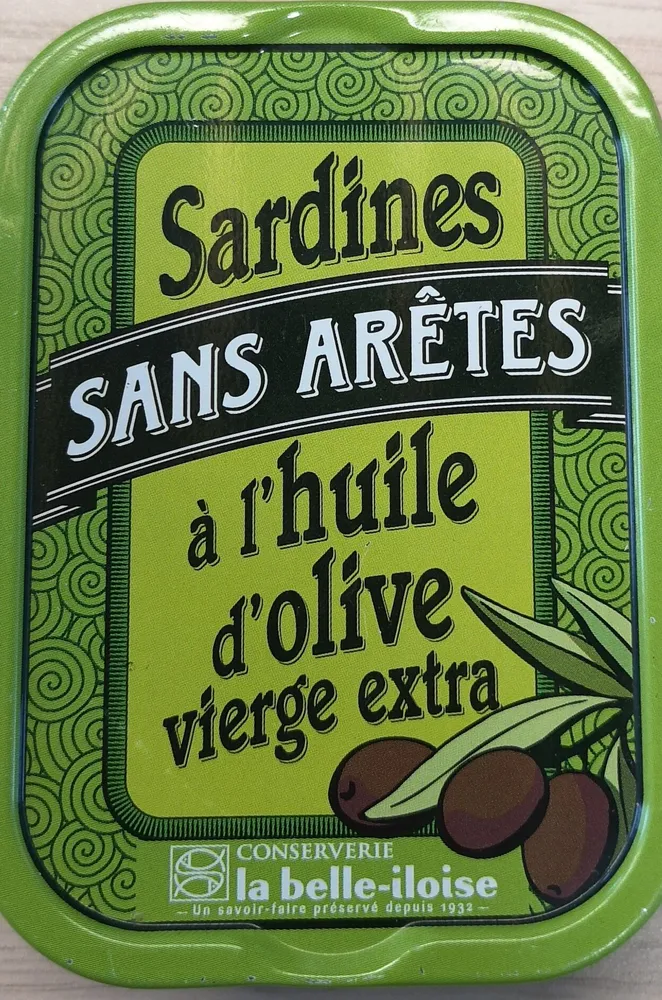 Sardines sans arêtes à l’huile d’olive