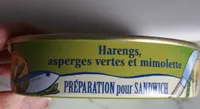 Préparation pour sandwich Harengs, asperges vertes et mimolette
