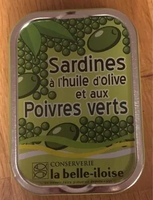 Sardines à l’huile d’olive et aux poivres verts