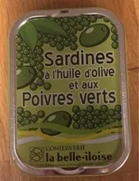 Sardines à l’huile d’olive et aux poivres verts