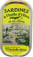 Sardines à l'huile d'olive et au citron