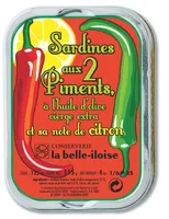 Sardines aux deux piments et sa note de citron