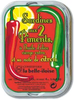 Sardines aux deux piments et sa note de citron