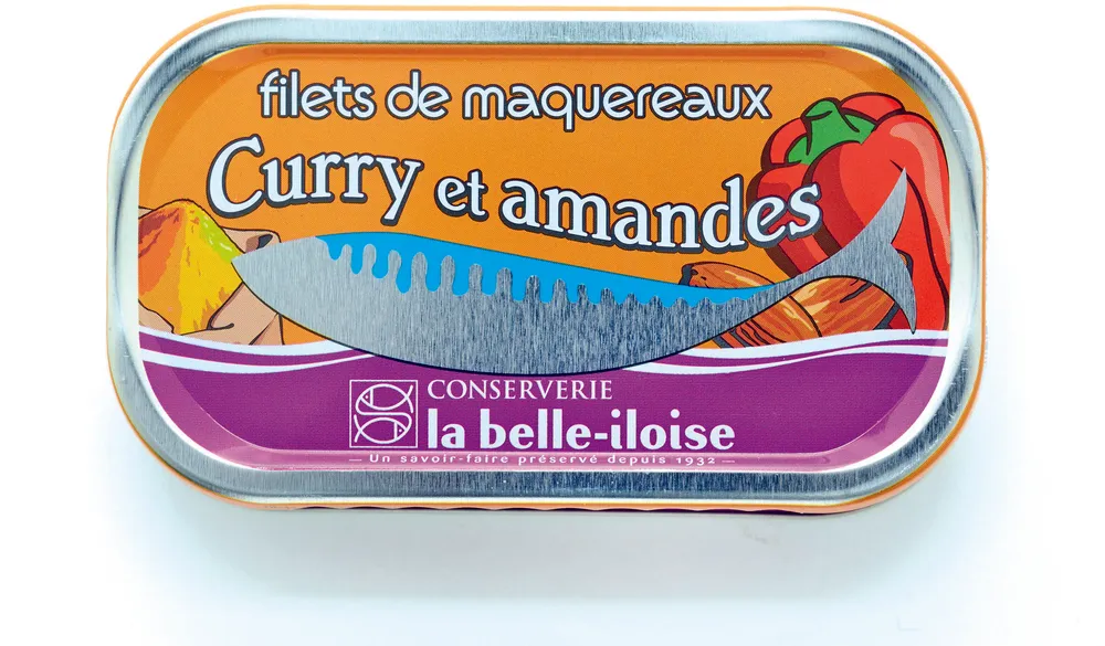 Filets de maquereaux curry et amandes