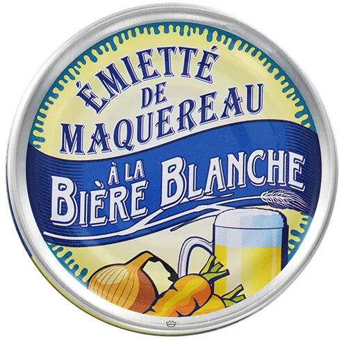 Emietté de maquereau à la bière blanche