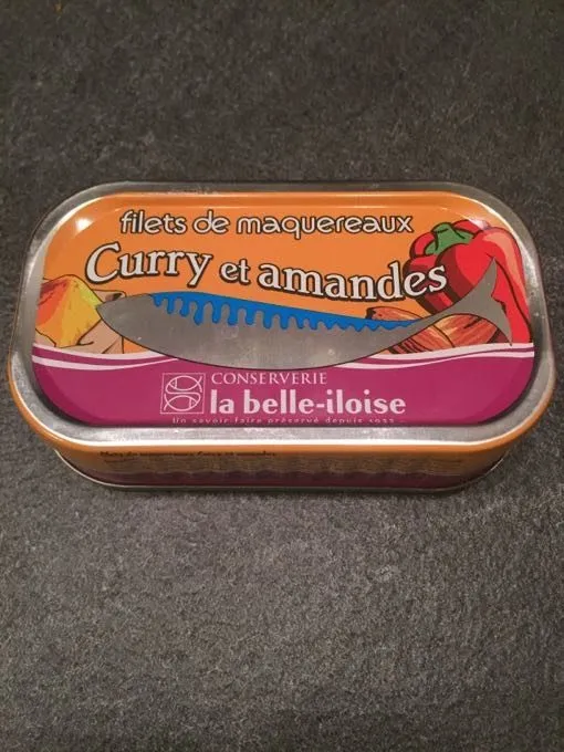 Filet de maquereaux curry et amandes