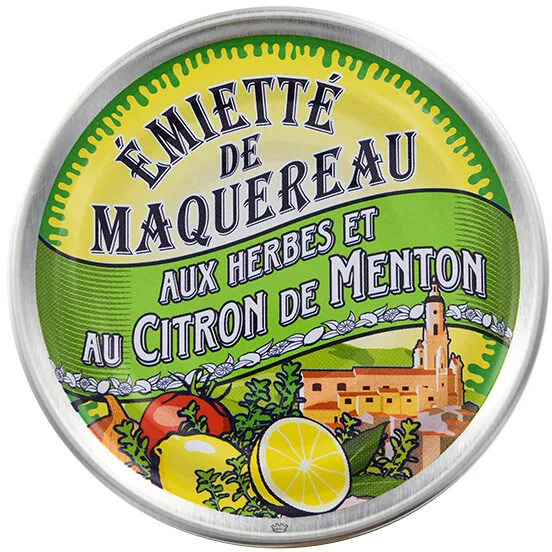 Emietté de maquereau aux herbes et au citron de Menton