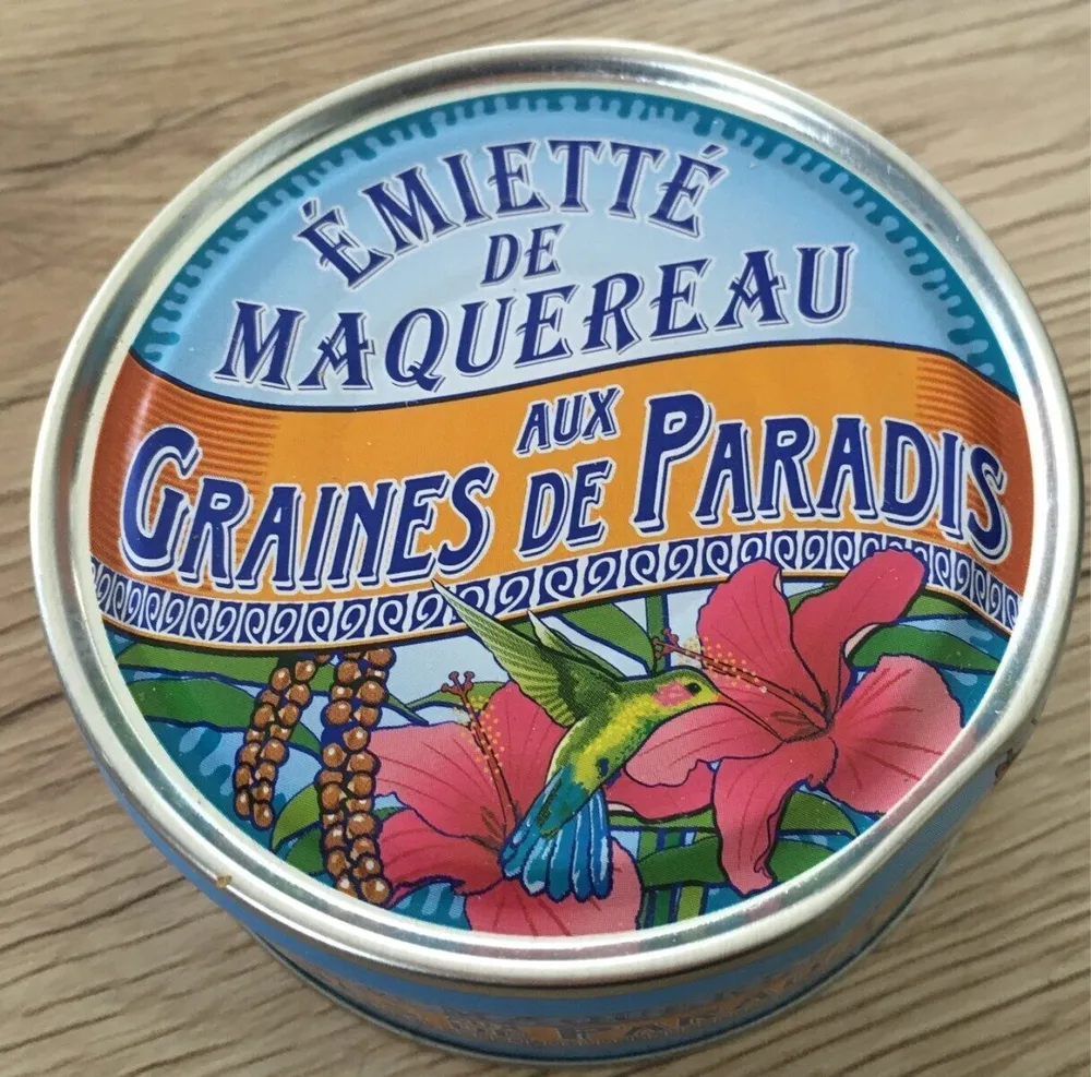 Emietté de maquereau aux graines de paradis