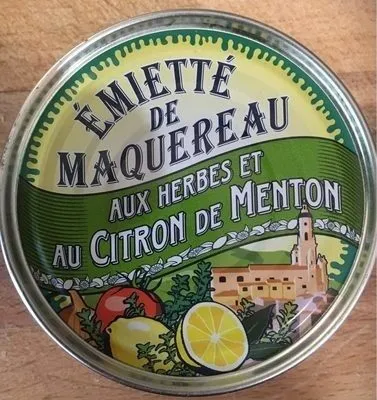 Emietté de maquereau aux herbes et citron de menton