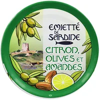 Emietté de Sardine Citron, Olives et Amandes