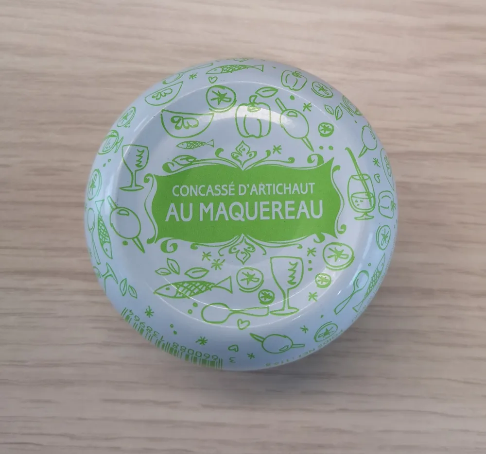 Cuillérable concassé d’artichaut au maquereau