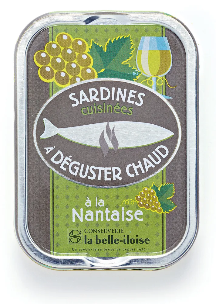 Sardines cuisinées à déguster chaud à la Nantaise
