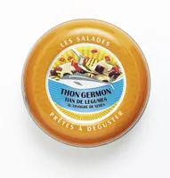 Thon germon tian de légumes