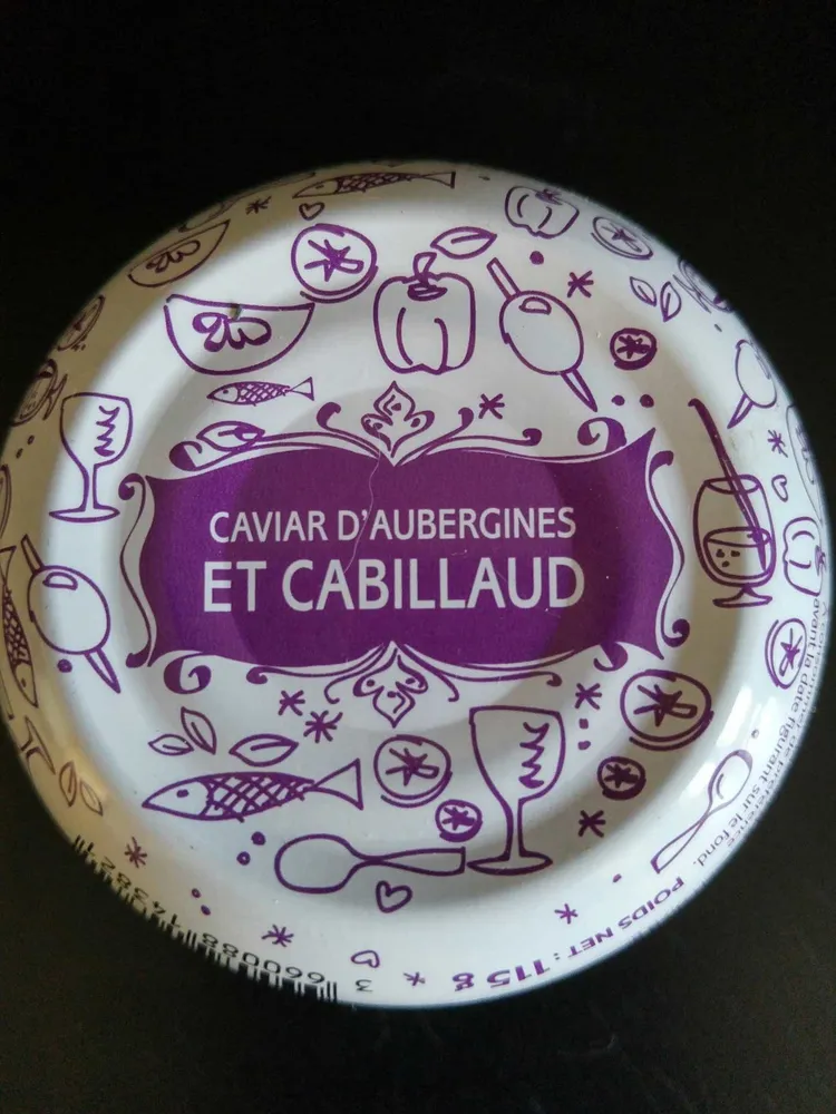 Caviar d’aubergines et cabillaud