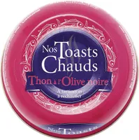 Nos Toasts Chauds Thon Olive noire