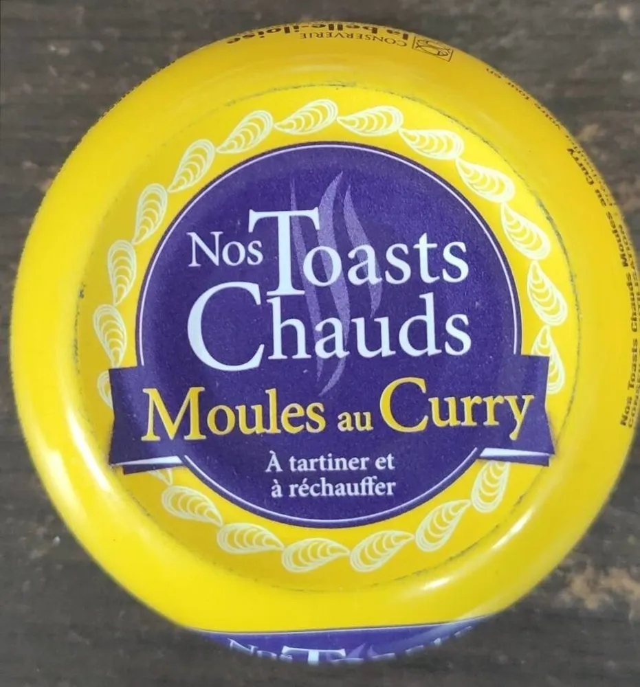Nos toats chauds Moules au curry