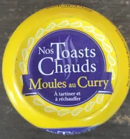 Nos toats chauds Moules au curry