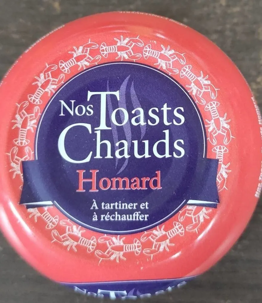 Nos Toasts Chauds Homard