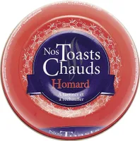 Nos toasts chauds homard